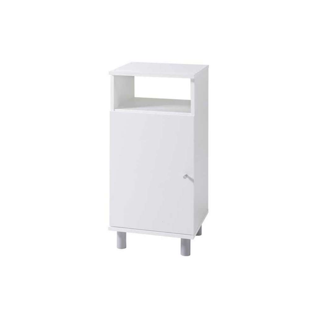 Bad Unterschrank in Weiß 80 cm hoch