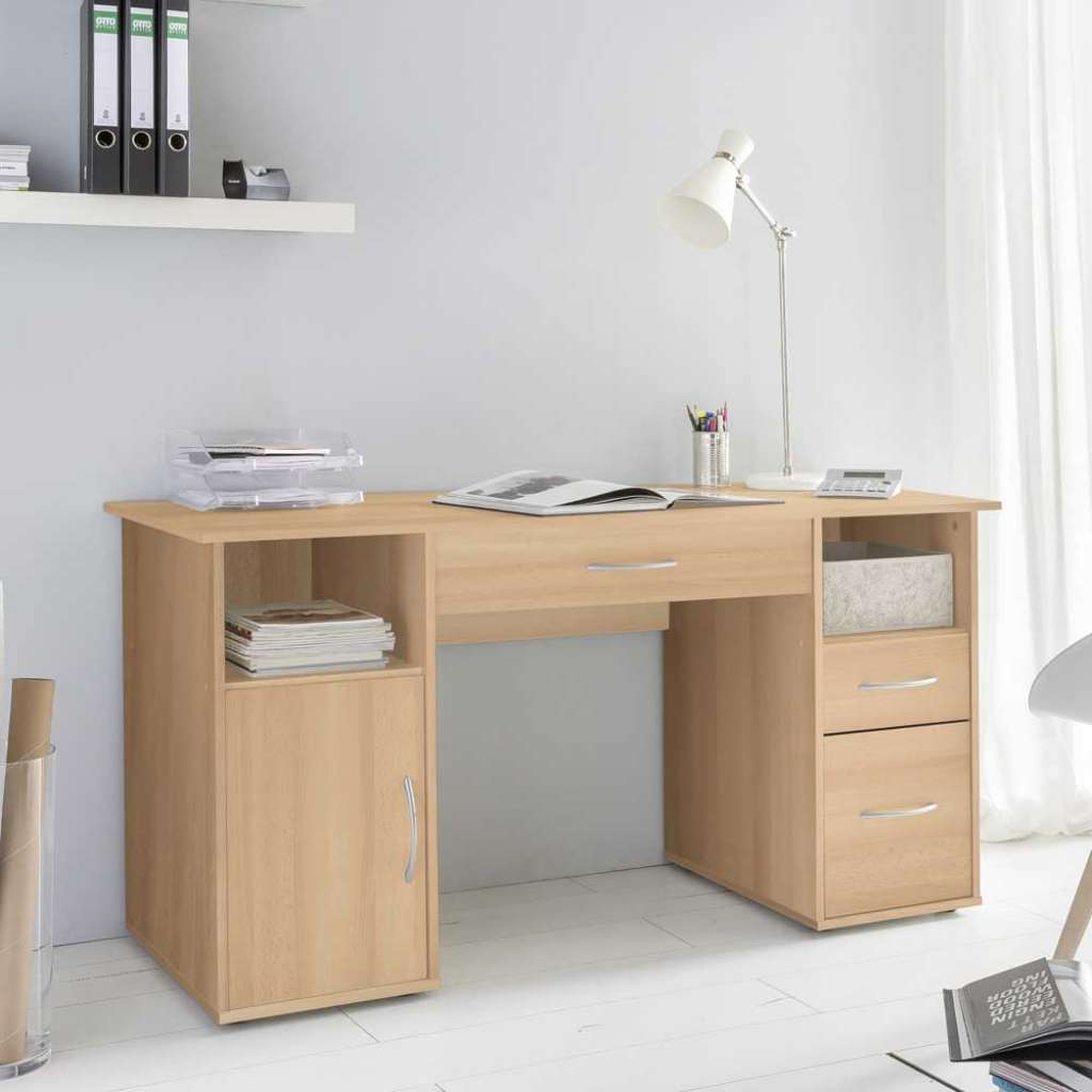 Jugendzimmer Schreibtisch in Buche 145 cm