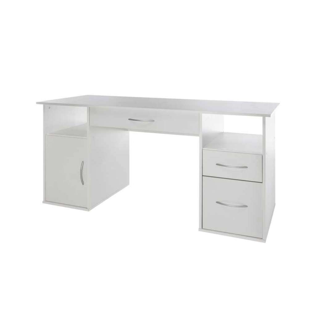 Schreibtisch in Weiß 145 cm breit