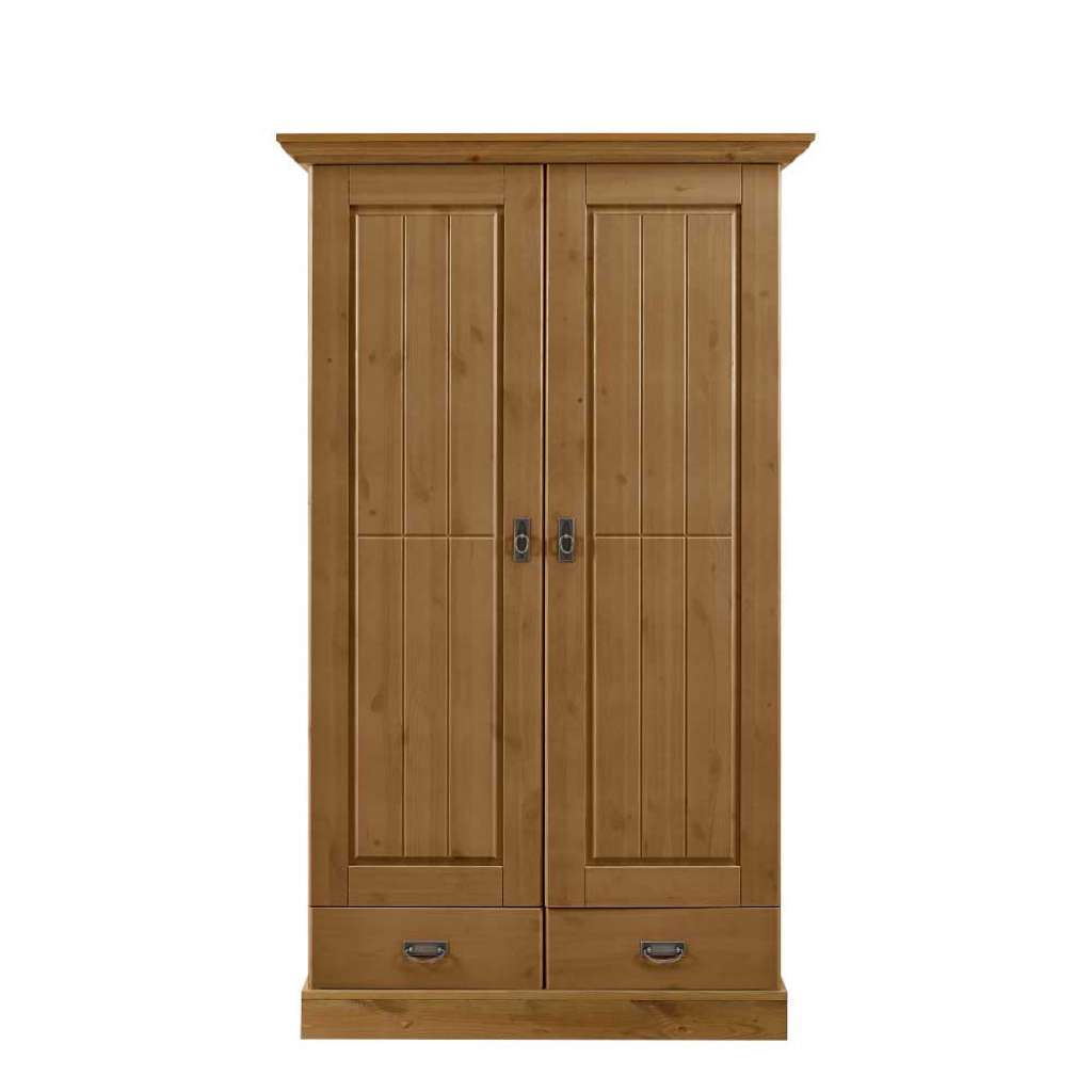Dielenkleiderschrank aus Kiefer Massivholz Landhaus Design