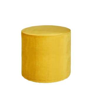 Sitzhocker Pouf in Gelb modern
