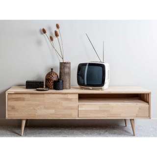 TV Board aus Eiche massiv 150 cm breit