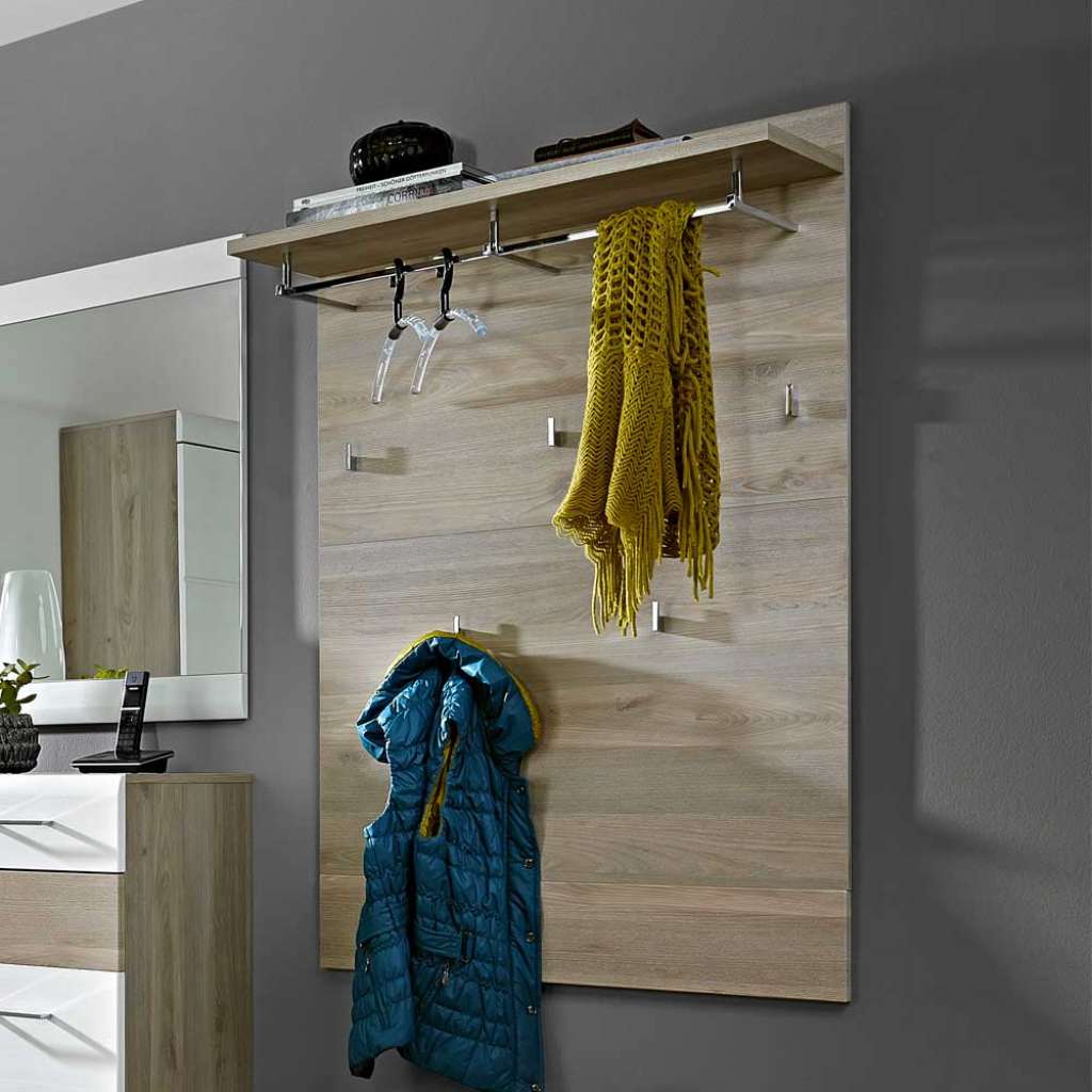 Flurgarderobe in Silbereiche modern