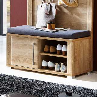 Garderobenbank mit Schuhablage 90 cm breit