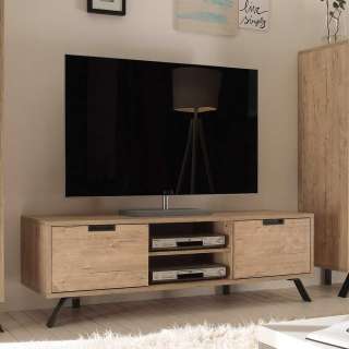TV Board im Retro Design Eiche