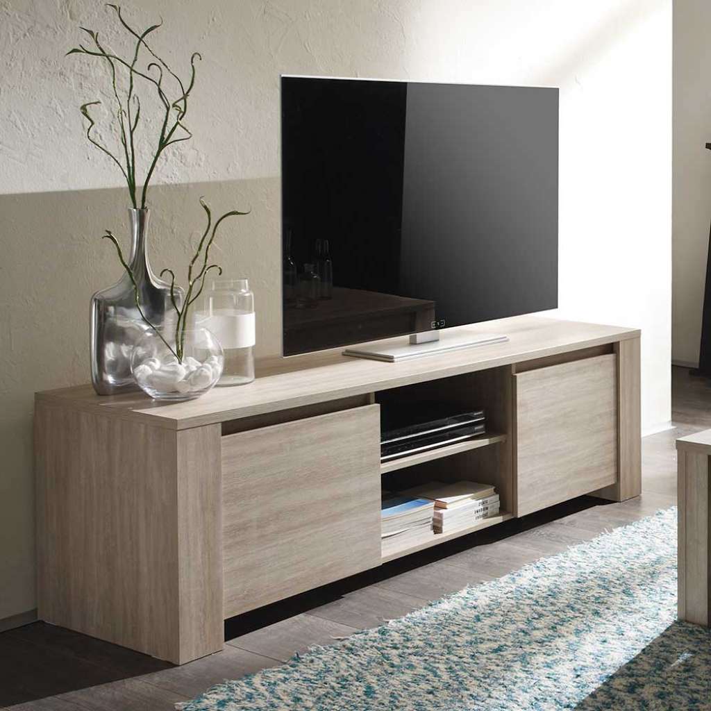 TV Board in Eiche hell 180 cm