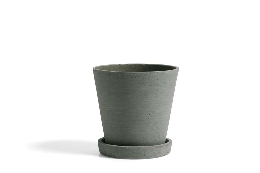 HAY - Flowerpot with Saucer M - outdoor