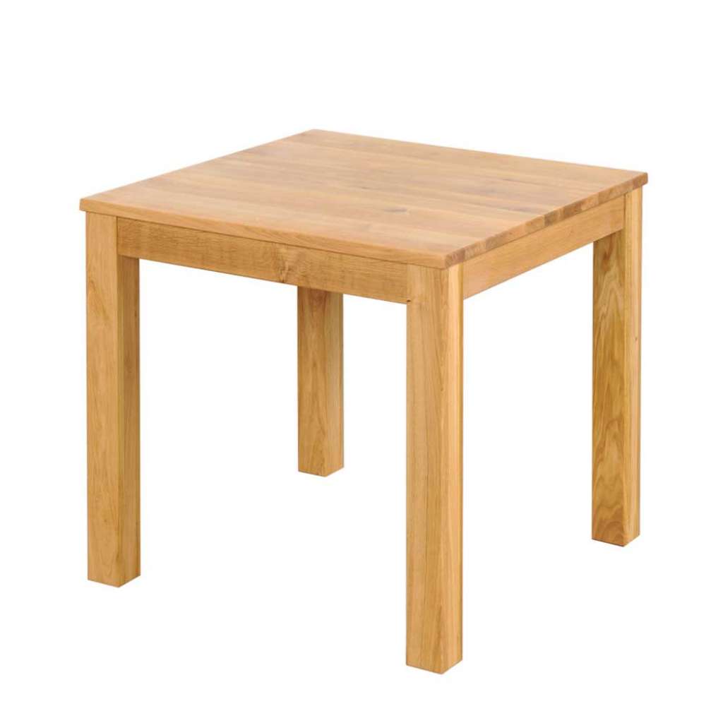Küchentisch aus Kernbuche Massivholz 80 cm breit