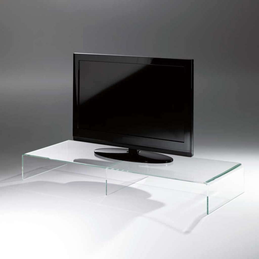 Konsole aus Acrylglas für Fernseher
