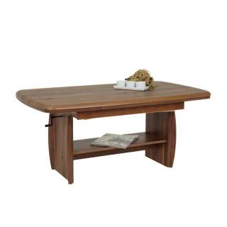 Wohnzimmer Couchtisch ausziehbar und höhenverstellbar Zwetschge