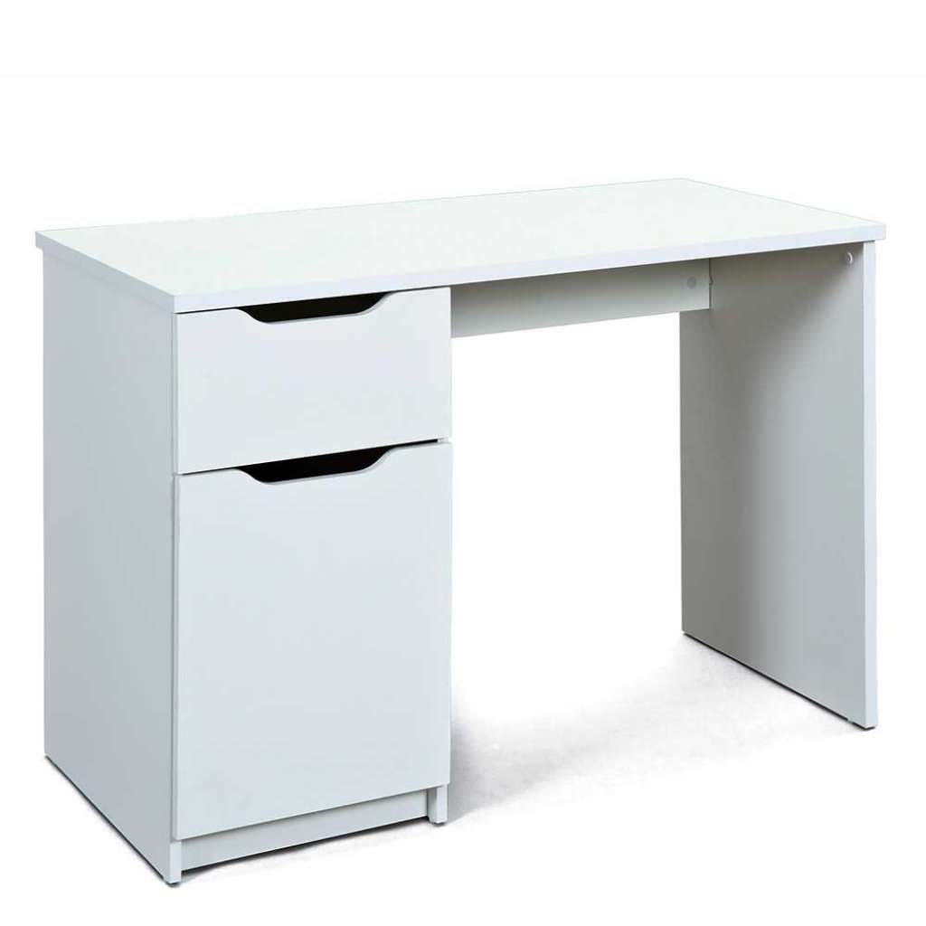Bürotisch in Weiß 115 cm