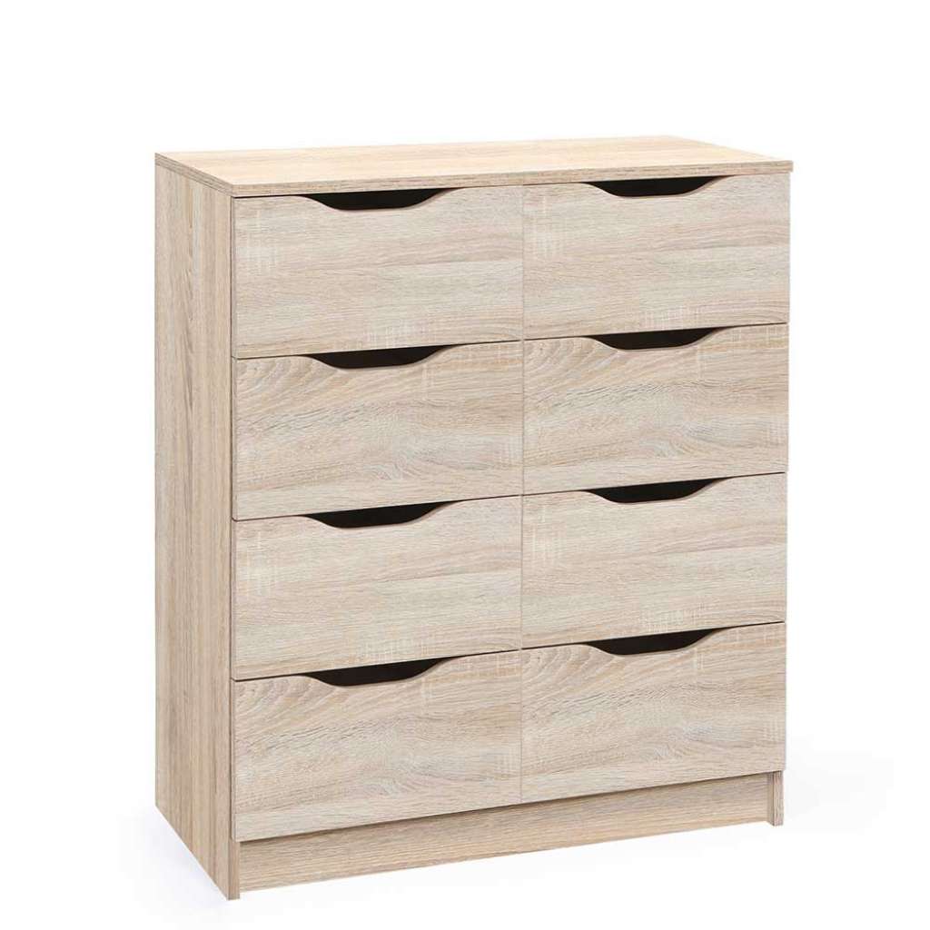 Schubladenkommode in Sonoma Eiche 80 cm breit