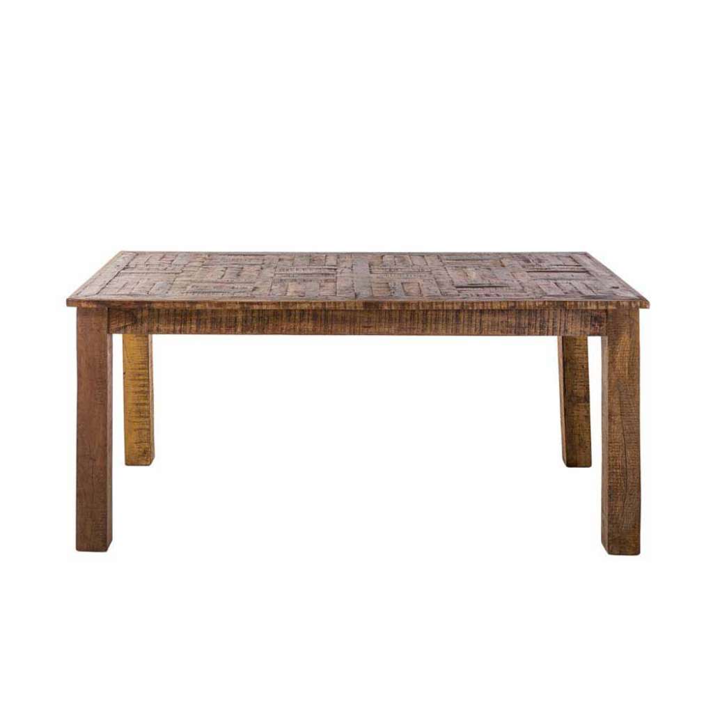 Esszimmertisch aus Mangobaum Recyclingholz 160 cm breit