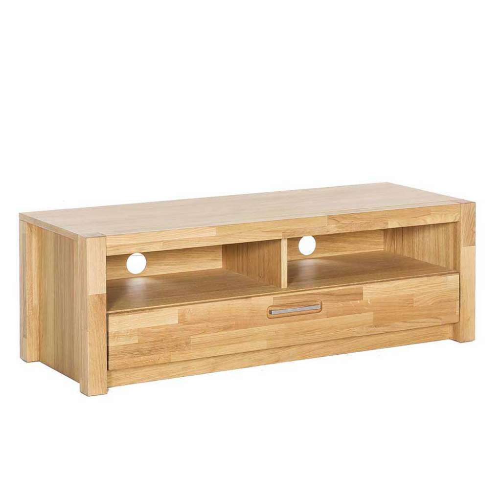 TV Unterschrank aus Wildeiche mit Schublade