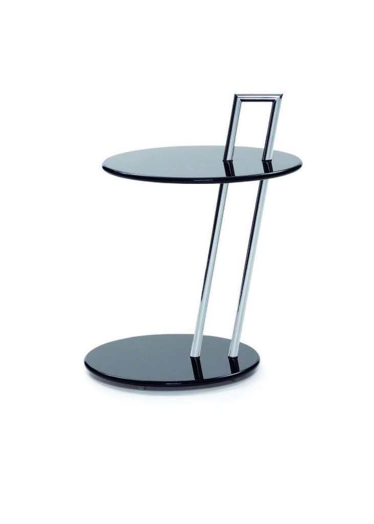 Classicon - Occasional Table - schwarz hochglanz - rund - indoor