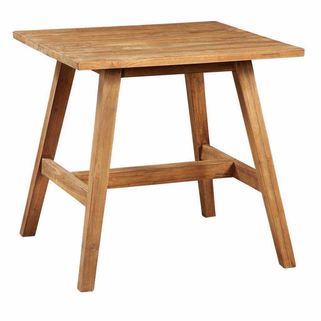 Küchentisch aus Teak Massivholz 80 cm