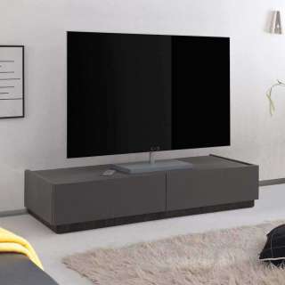 Fernsehtisch in Anthrazit modern