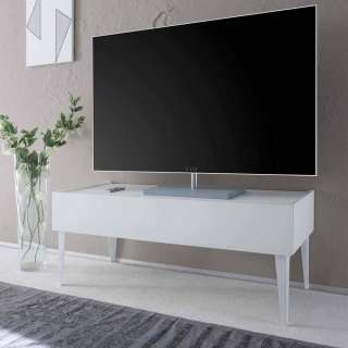 TV Tisch in Weiß modern