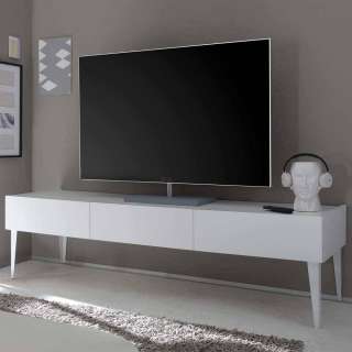 Fernsehtisch in Weiß 50 cm hoch