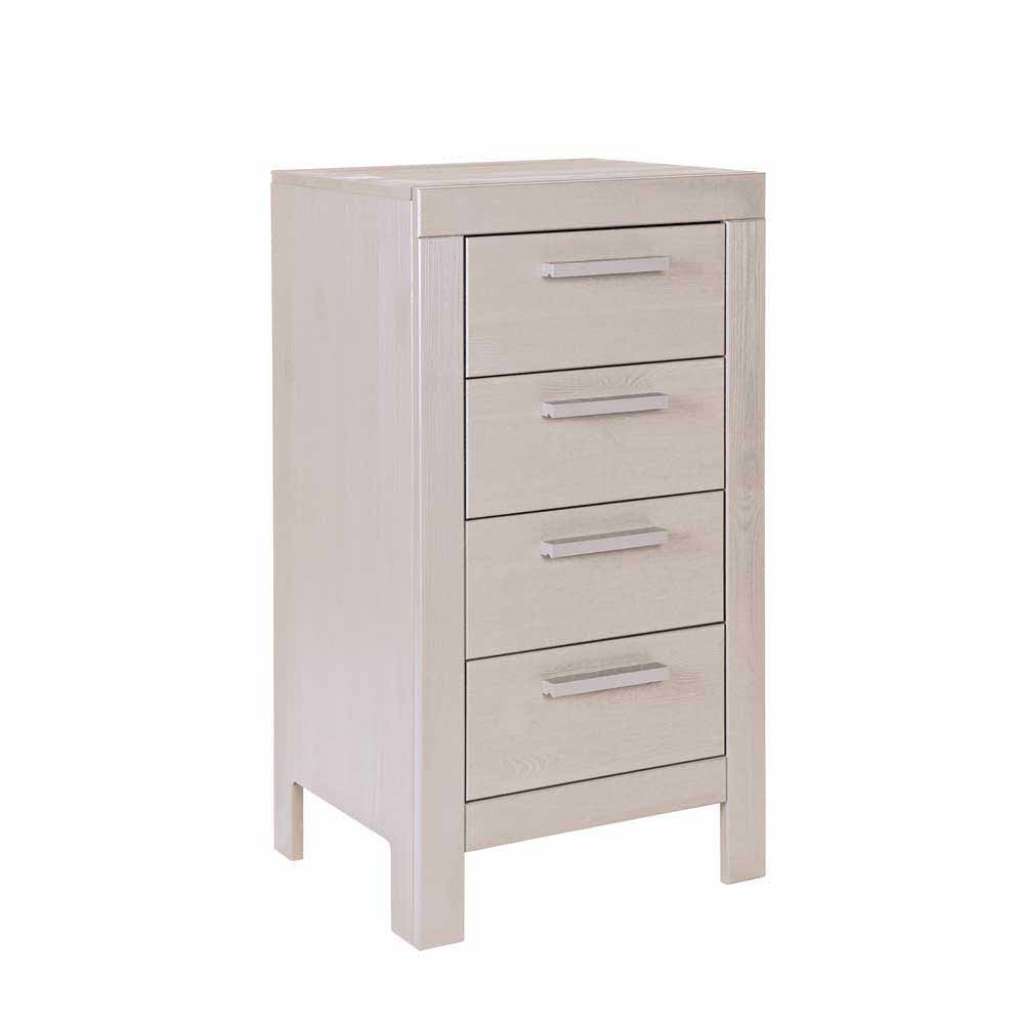 Massivholzkommode in Taupe Kiefer