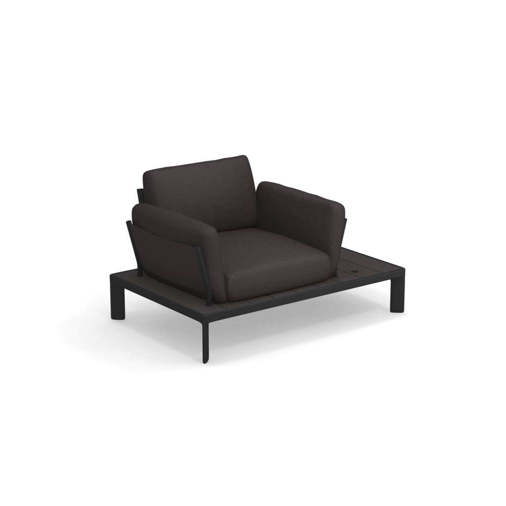 Emu - Tami Outdoor Loungesessel - schwarz - outdoor