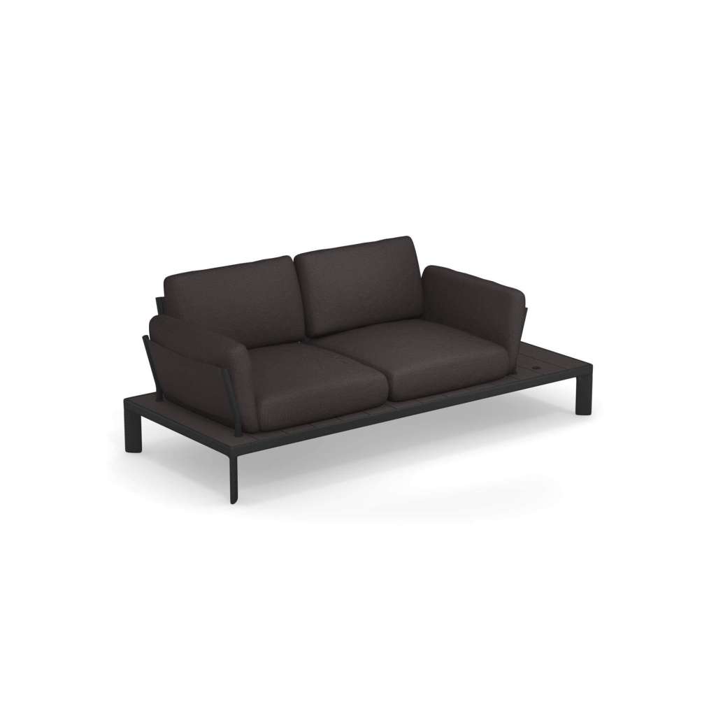 Emu - Tami Outdoor Loungesofa 2er - schwarz - outdoor