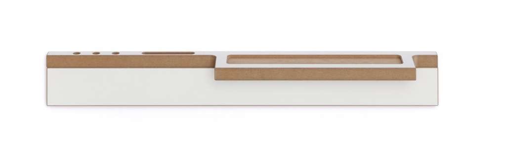 Tojo - Grad Ablage - weiß - indoor