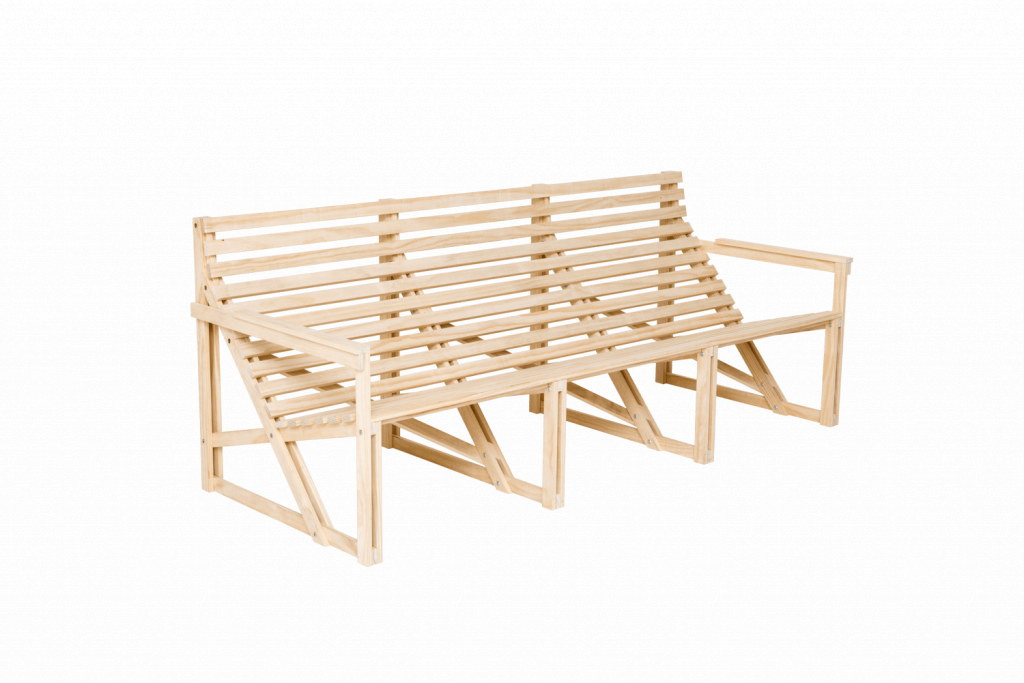 Weltevree - Patio Bank - natur - 4-5 Sitzer - outdoor
