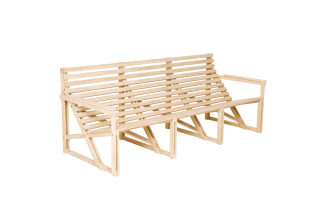 Weltevree - Patio Bank - natur - 4-5 Sitzer - outdoor