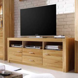 TV Schrank aus Asteiche Schubladen