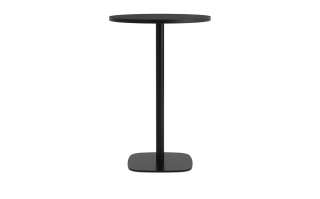 Normann Copenhagen - Form Café-Tisch - H 104,5 cm  - rund - schwarz - schwarz - indoor