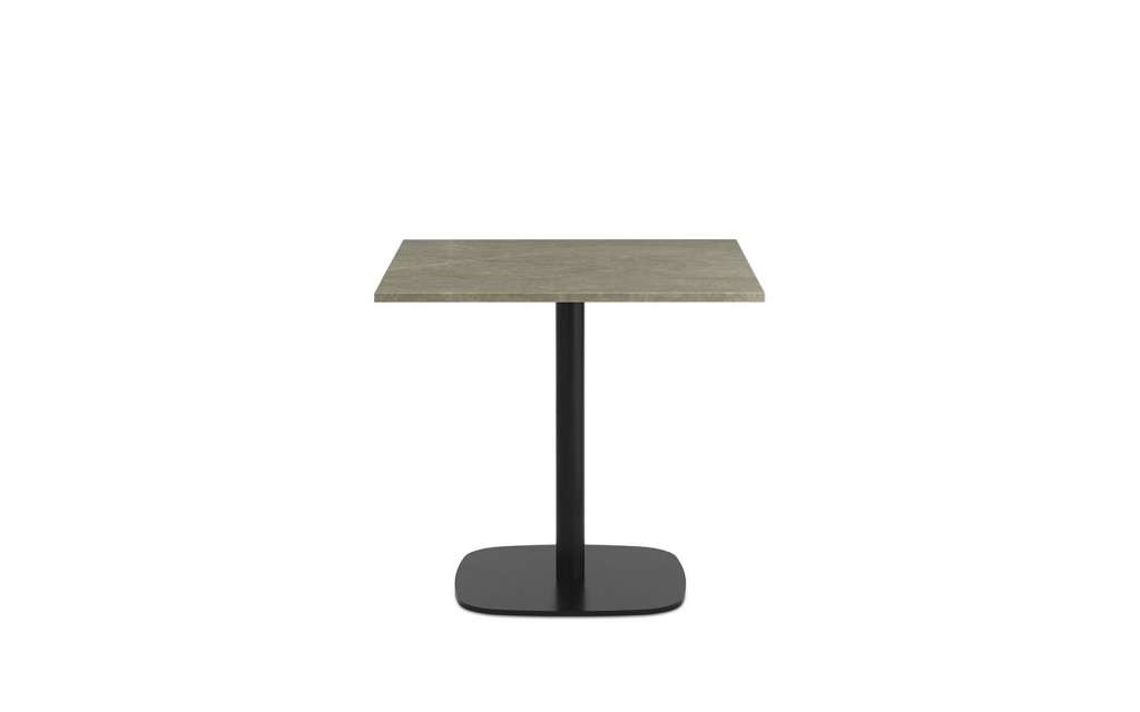 Normann Copenhagen - Form Café-Tisch - H 65 cm  - rechteckig  - Marmor (sand) - indoor