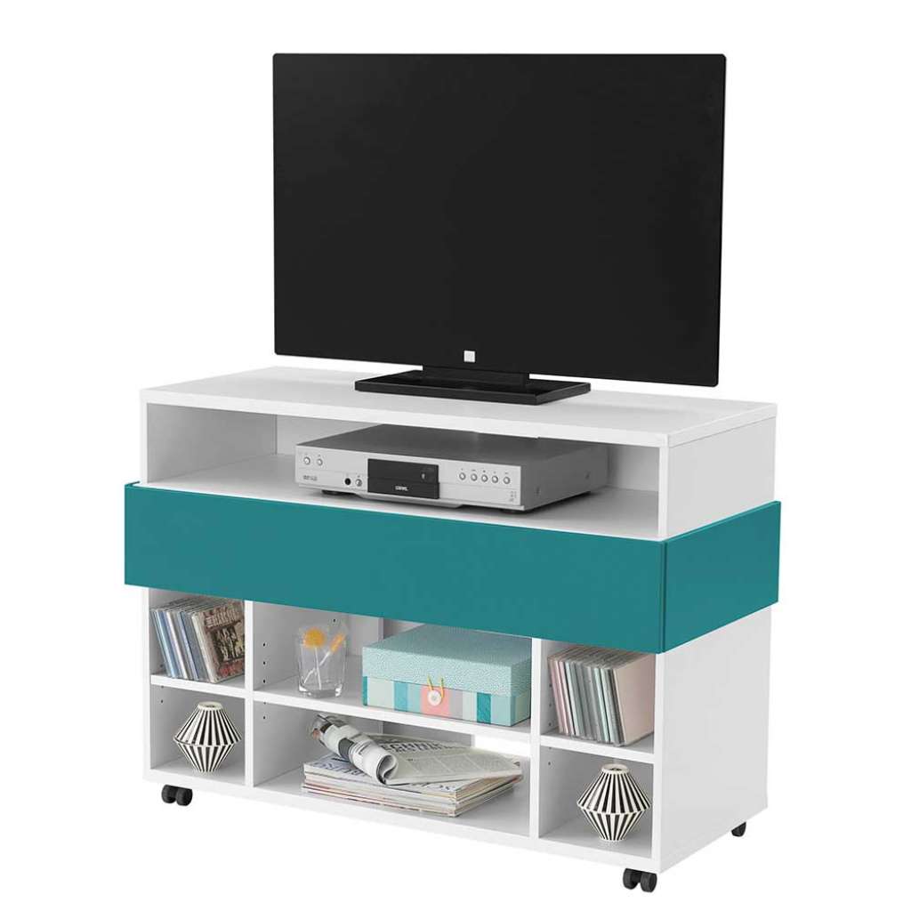 Kommode für TV mit Rollen