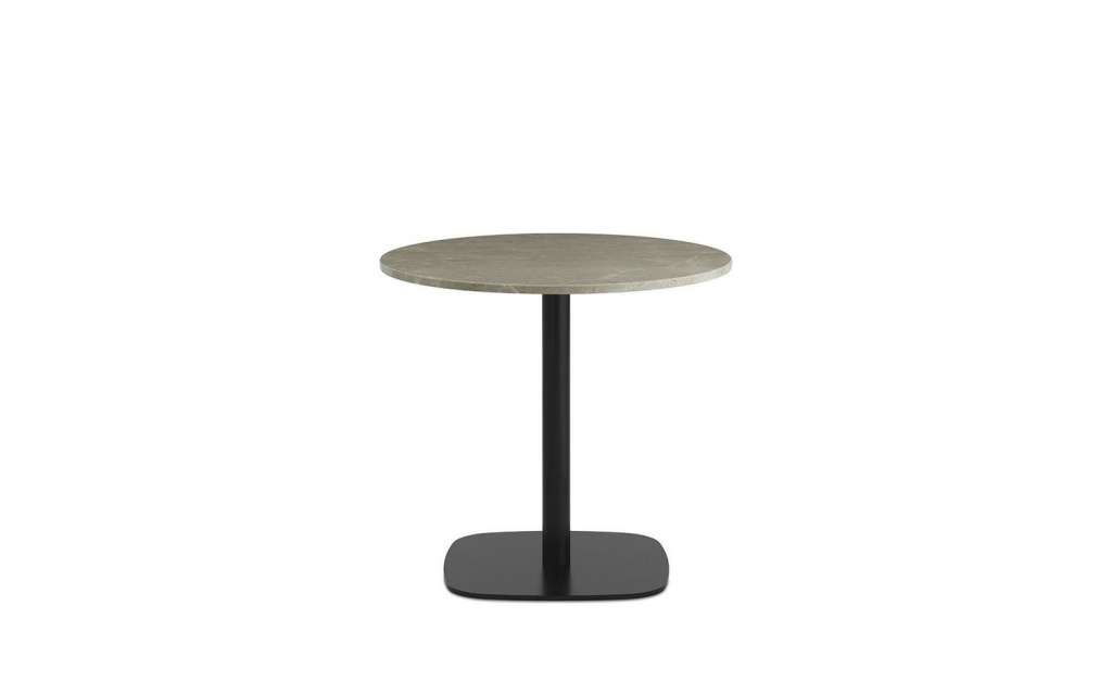 Normann Copenhagen - Form Café-Tisch - H 74,5 cm - rund - Marmor (sand) - indoor
