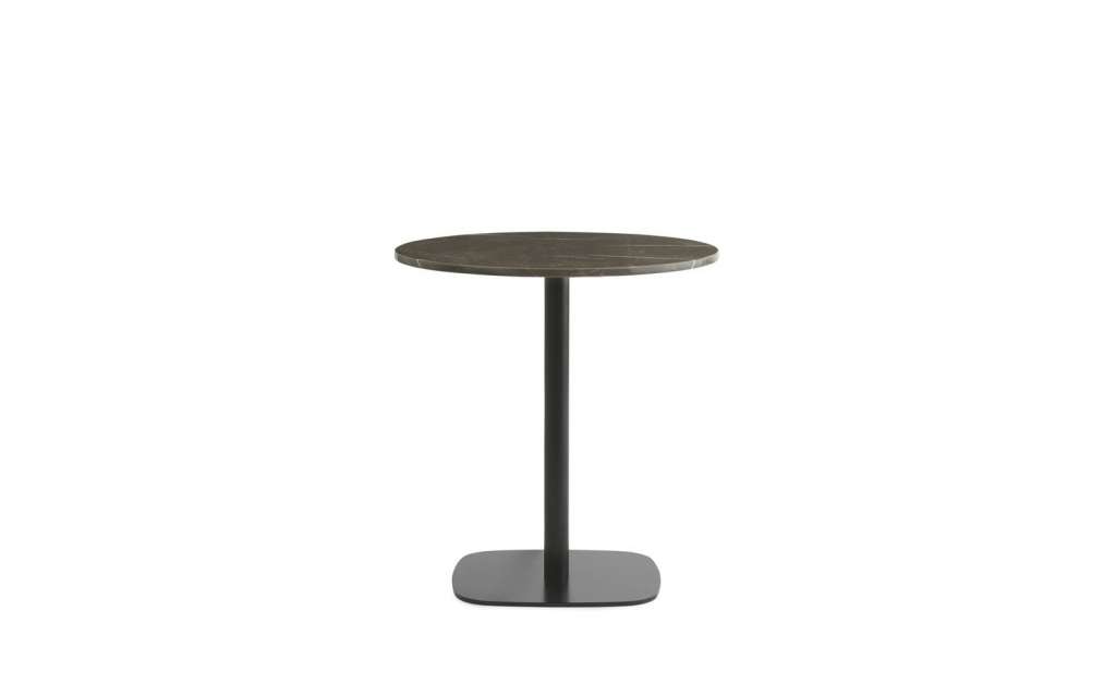 Normann Copenhagen - Form Café-Tisch -H 74,5 cm - rund - Marmor (coffee) - indoor