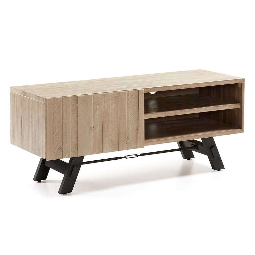 TV Board aus Akazie hell 120 cm