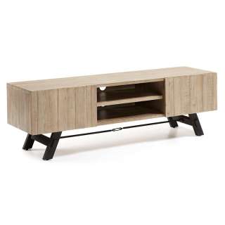 TV Lowboard aus Akazie White Wash