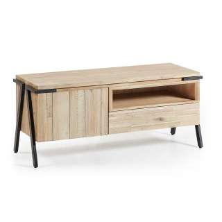 TV Board aus Akazie hell 125 cm