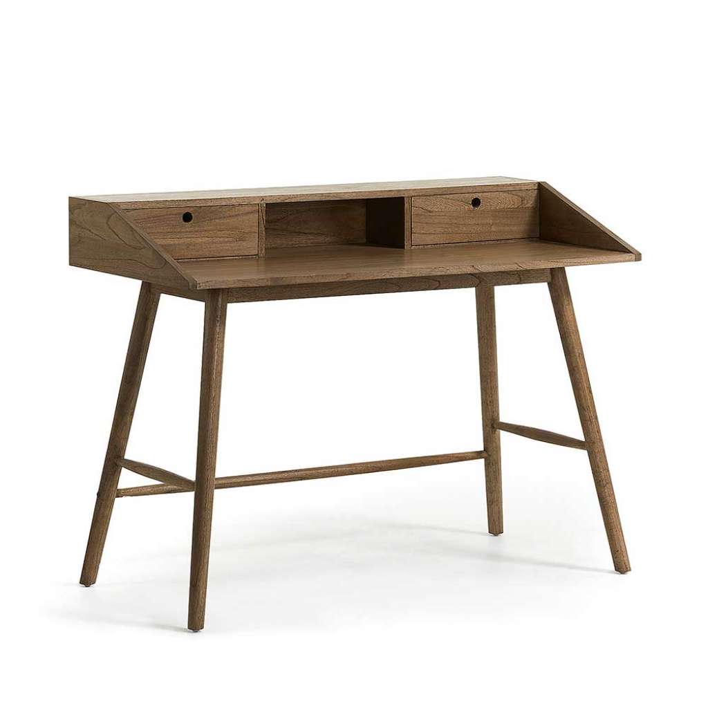 Schreibtisch Sekretär aus Mindiholz massiv 120 cm