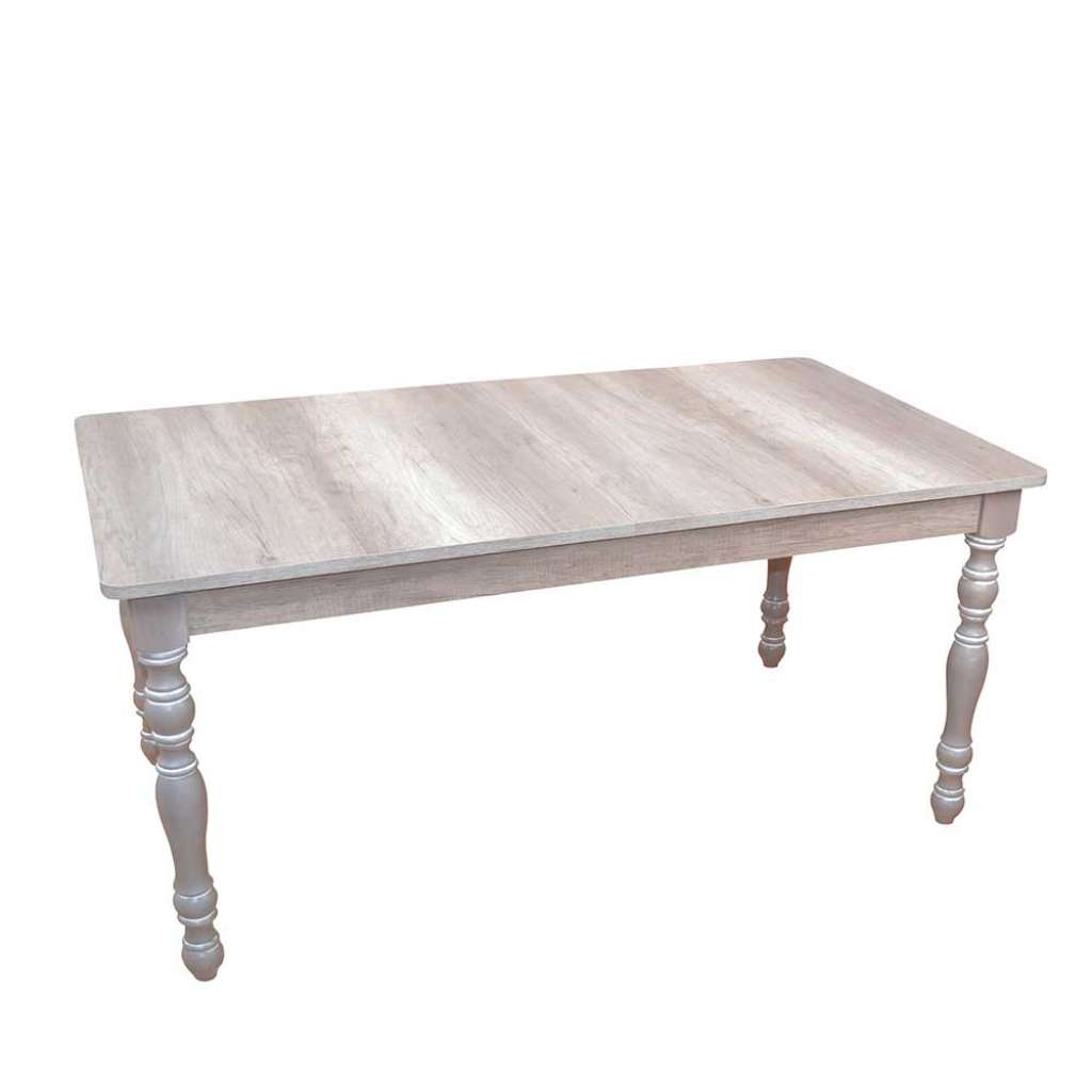 Esszimmertisch in Eiche Grau Landhausstil