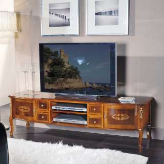 Barock Lowboard Nussbaum furniert 170 cm
