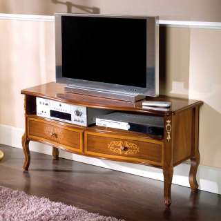 TV Tisch im Barock Style Nussbaum furniert