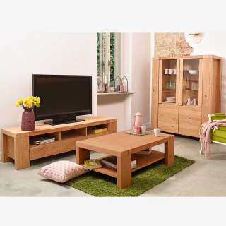 Wohnzimmer Set mit Eiche furniert kaufen (3-teilig)