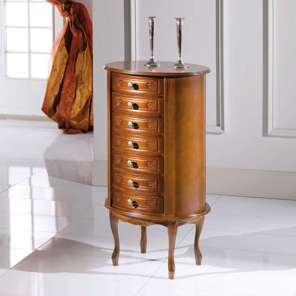 Runde Kommode mit Schubladen italienischen Design