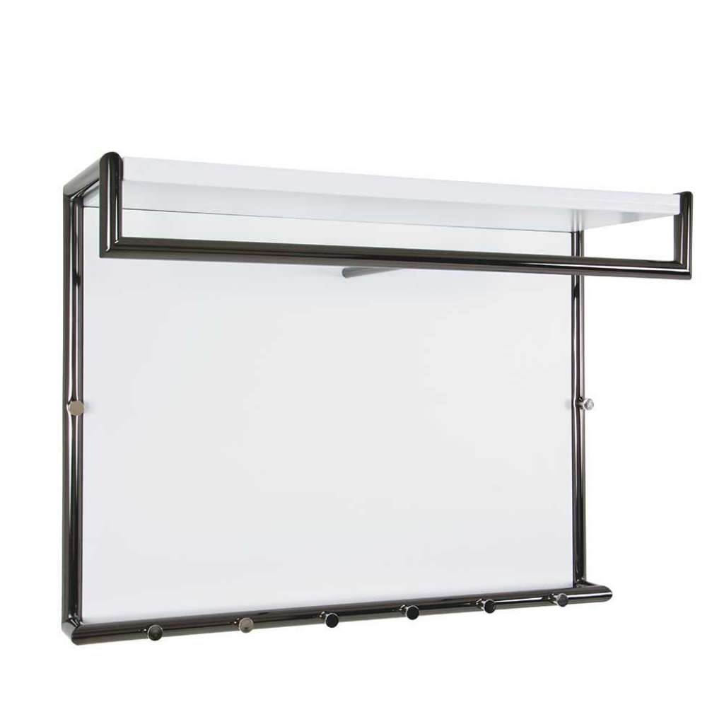 Hängegarderobe in Weiß Anthrazit 80 cm breit
