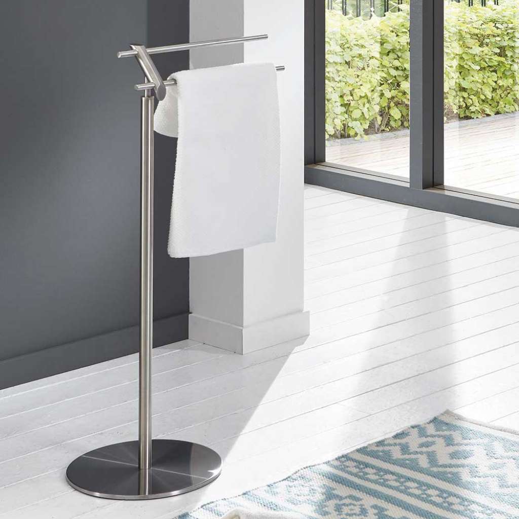 Handtuchständer aus Edelstahl modern