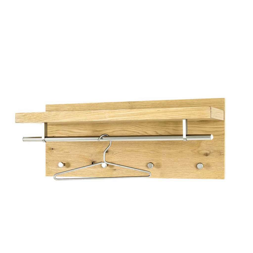 Hängegarderobe Eiche furniert Hutablage