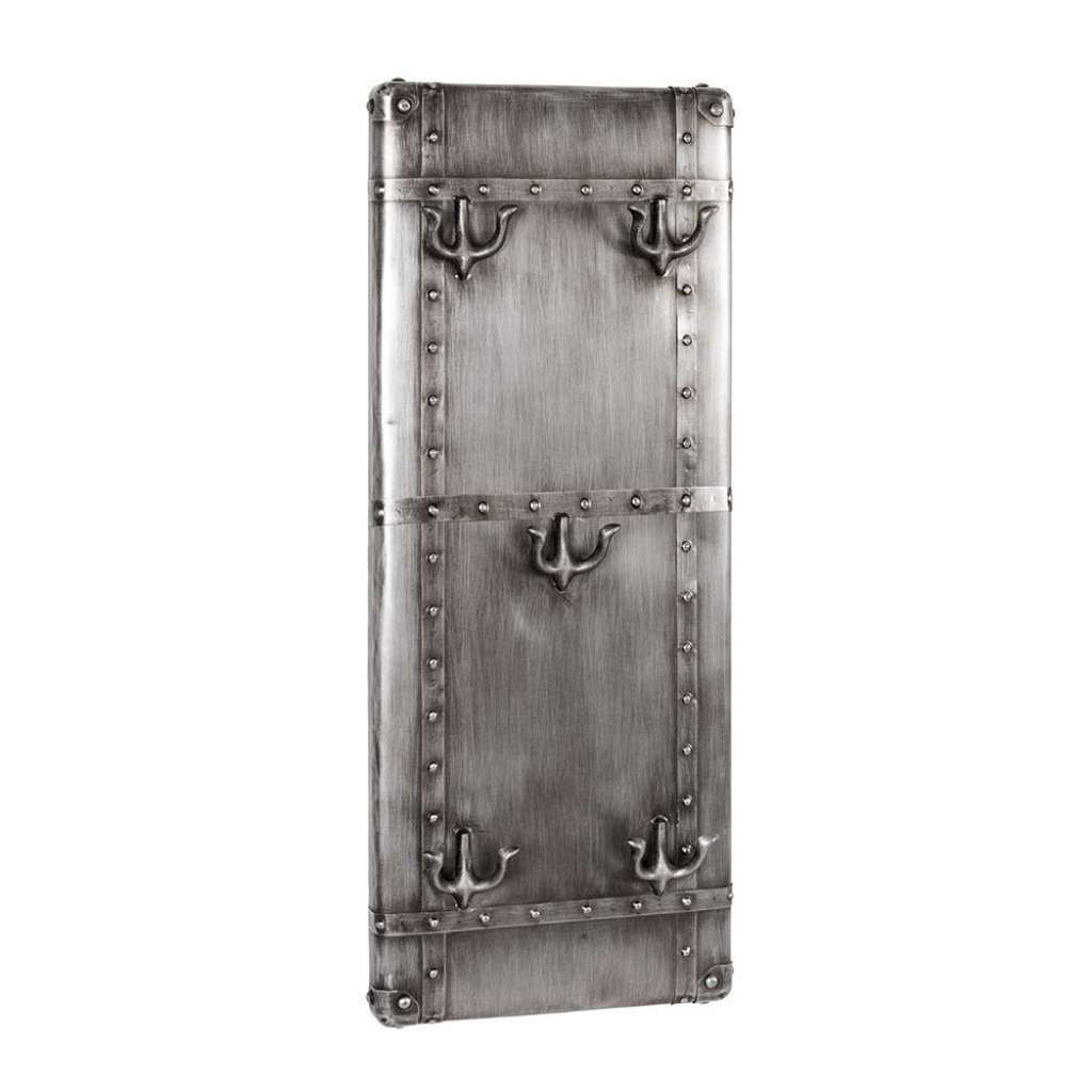 Hakengarderobe im Industry Design Anthrazit gewischt