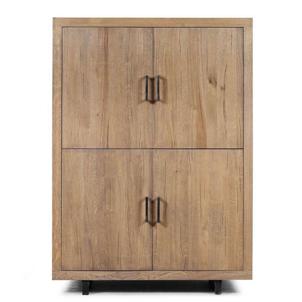 Schrank aus Eiche Massivholz Loft Design