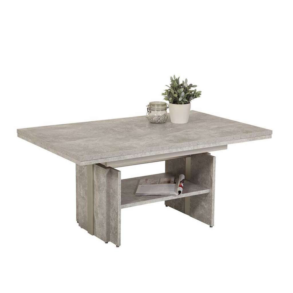 Funktionscouchtisch in Beton Grau Made in Germany